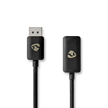 DisplayPort Adapter | DisplayPort Male | HDMI™ Output | 8K@30Hz | Nickel Plated | Straight | 0.20 m | Round | TPE | PVC | Black | Envelope DisplayPort Adapter | DisplayPort Male | HDMI™ Output | 8K@30Hz | Nickel Plated | Straight | 0.20 m | Round | TPE | PVC | Black | Envelope